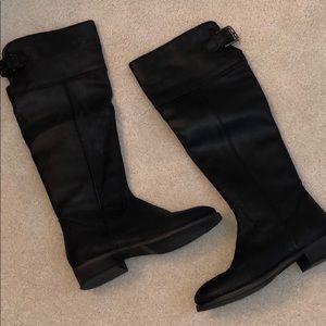 Black riding boots